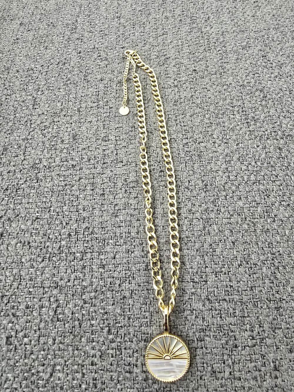Pura Vida Gold Sunburst Pendant Necklace